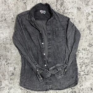 Jack & Jones Black Casual Button Down Shirt 100% cotton